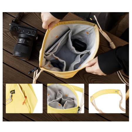 K&F Concept KF5114 Urban Wander Sling U11 5 l - torba fotograficzna typu sling (roll-top)